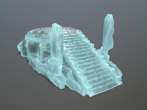 Ice temple 3D Model