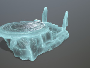Ice temple 3D Model