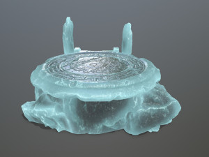 Ice temple 3D Model