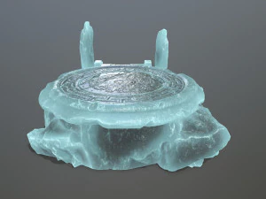 Tempio del ghiaccio Modello 3D