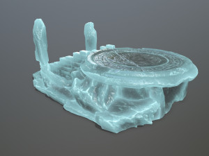 Ice temple 3D Model