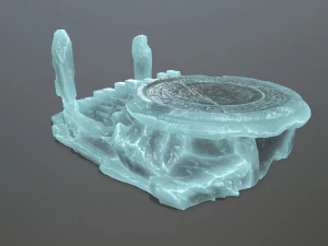 Tempio del ghiaccio Modello 3D