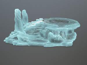 Ice temple 3D Model