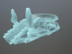 Tempio del ghiaccio Modello 3D