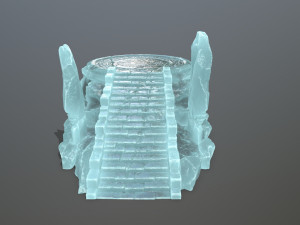 Ice temple 3D Model