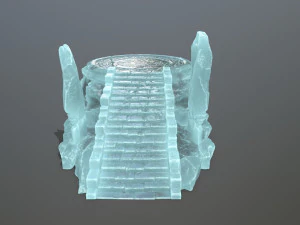 Tempio del ghiaccio Modello 3D