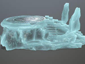 Ice temple 3D Model
