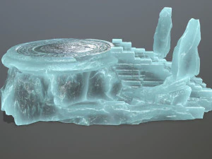 Tempio del ghiaccio Modello 3D