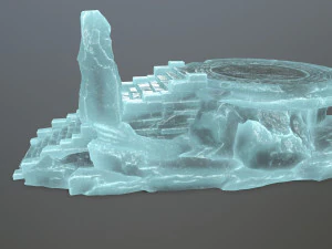 Tempio del ghiaccio Modello 3D