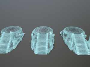 Ice temple 3D Model
