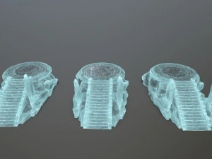 Tempio del ghiaccio Modello 3D