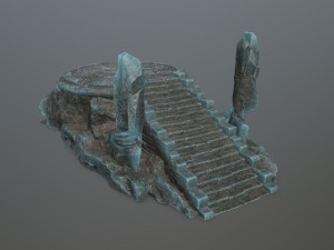 Ice temple 3Dモデル