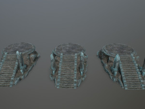 Ice temple 3Dモデル