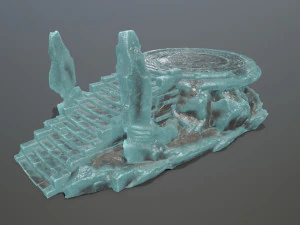 Tempio del ghiaccio Modello 3D