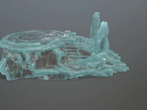 Tempio del ghiaccio Modello 3D