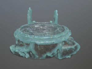 Tempio del ghiaccio Modello 3D