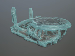 Tempio del ghiaccio Modello 3D