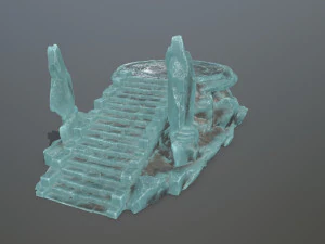 Tempio del ghiaccio Modello 3D