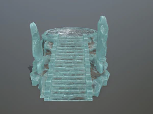 Tempio del ghiaccio Modello 3D