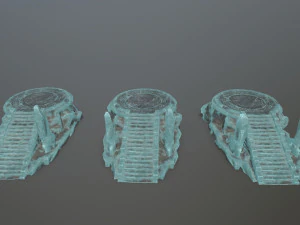 Tempio del ghiaccio Modello 3D