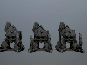 Skull Gate 3D Model