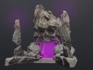 Skull Gate 3D Model