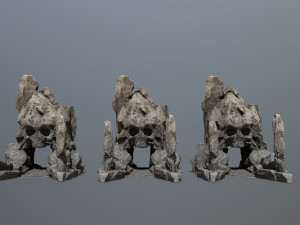 Skull Gate 3D Model