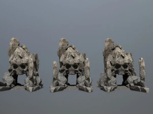 Skull Gate 3D Model