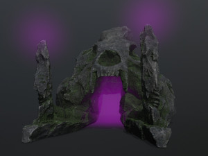 Skull Rock Model 3D