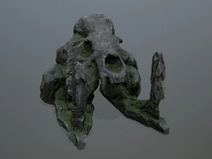 Skull Rock 3D Model