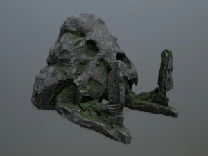 Skull Rock 3D Model