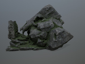 Skull Rock Model 3D