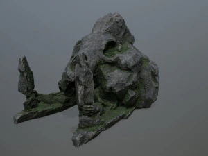 Skull Rock 3D Model