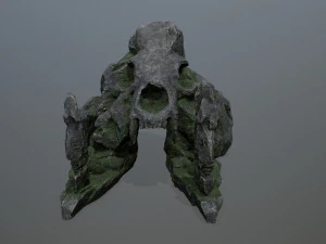 Skull Rock 3D Model