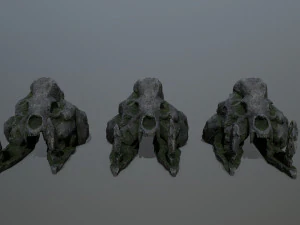 Skull Rock 3D Model
