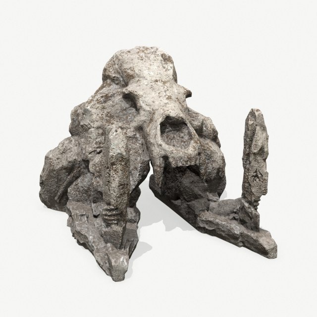 Skull gate 3D-Modell .c4d .max .obj .3ds .fbx .stl .blend 