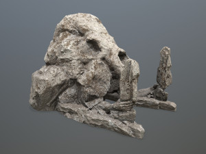Skull gate 3D-Modell