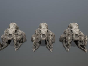 Skull gate 3D-Modell