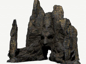 락 게이트 3D 모델