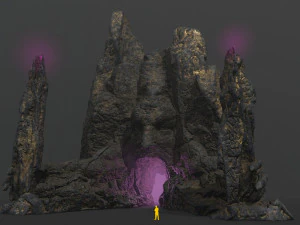Rock Gate 3D Model