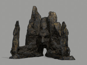 Rock Gate Model 3D