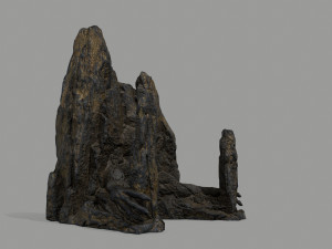 Rock Gate Model 3D