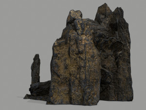 Rock Gate Model 3D