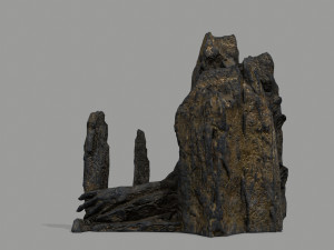 Rock Gate Model 3D