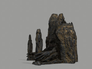 Rock Gate Model 3D