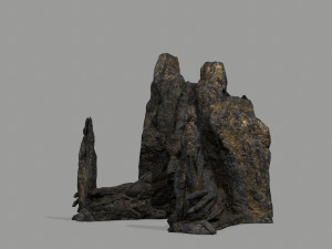 Rock Gate Model 3D