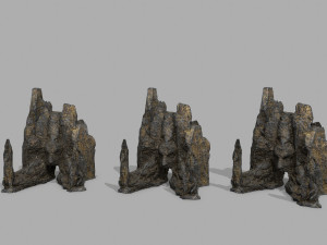 Rock Gate Model 3D