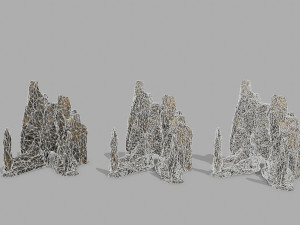 Rock Gate Model 3D