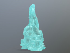 Ice rocks 3D मॉडल