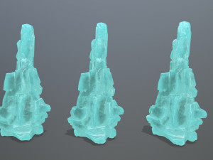 Ice rocks 3D मॉडल